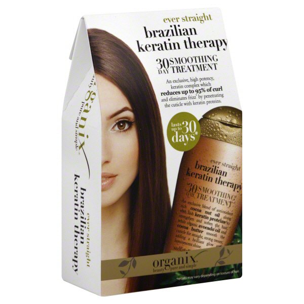 Organix ever straight brazilian keratin therapy 14 day smoothing treatment best sale