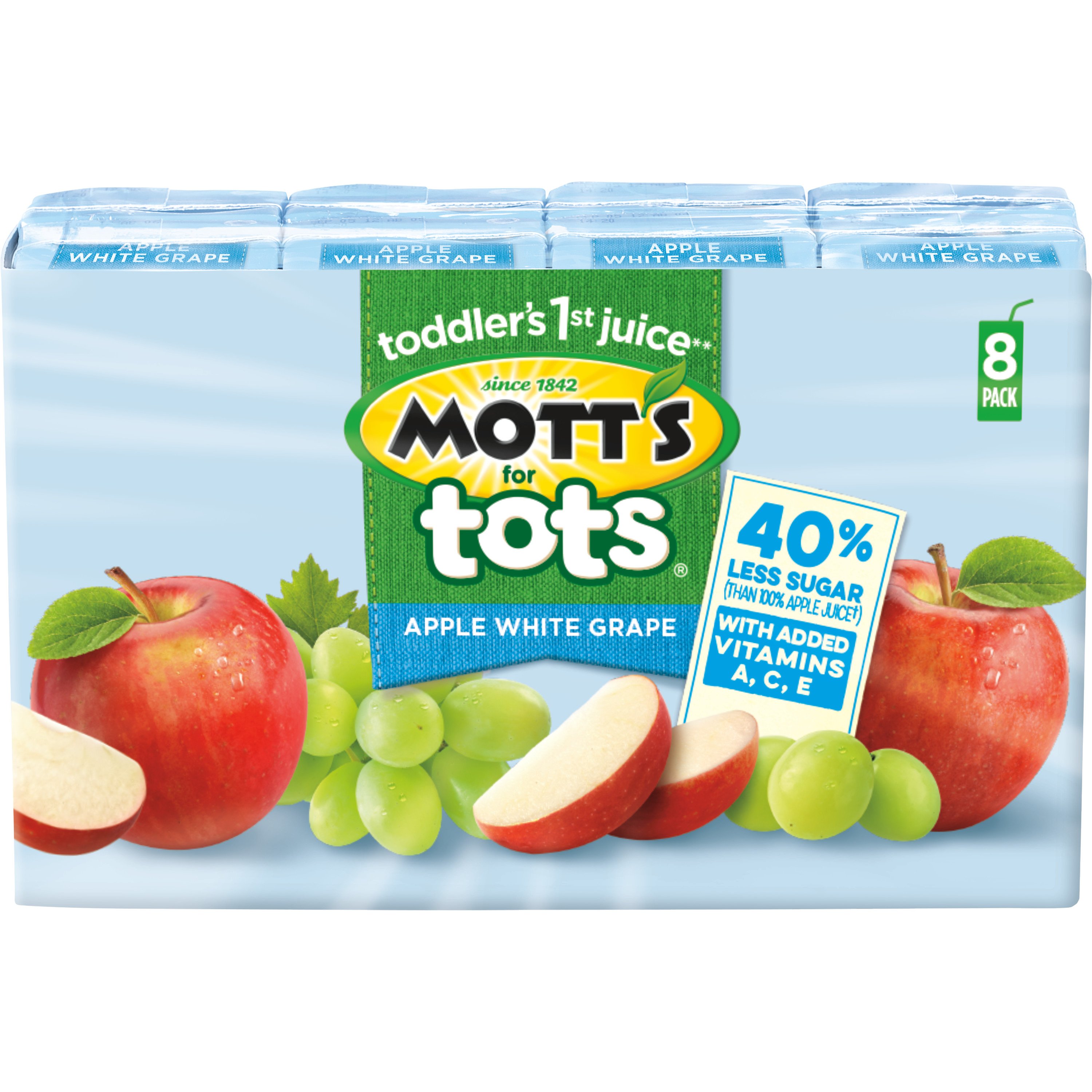 Mott's For Tots Apple White Grape Juice Blend 6.75 Boxes Shop Juice