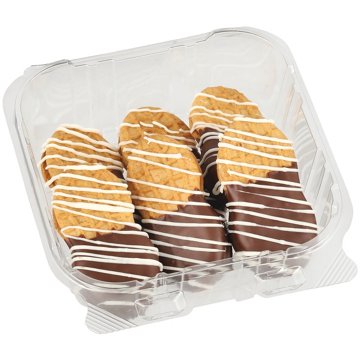 H-E-B Bakery Chocolate-Dipped Nutter Butter Cookies, 6 ct