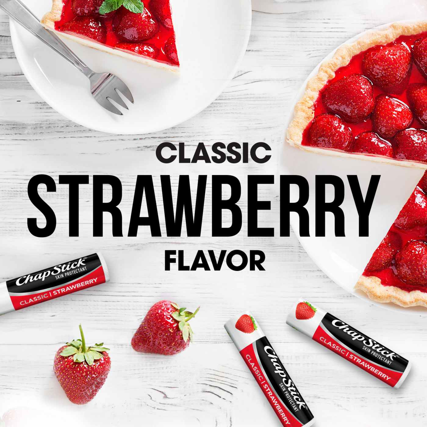 ChapStick Lip Balm Tube - Classic Strawberry; image 3 of 8