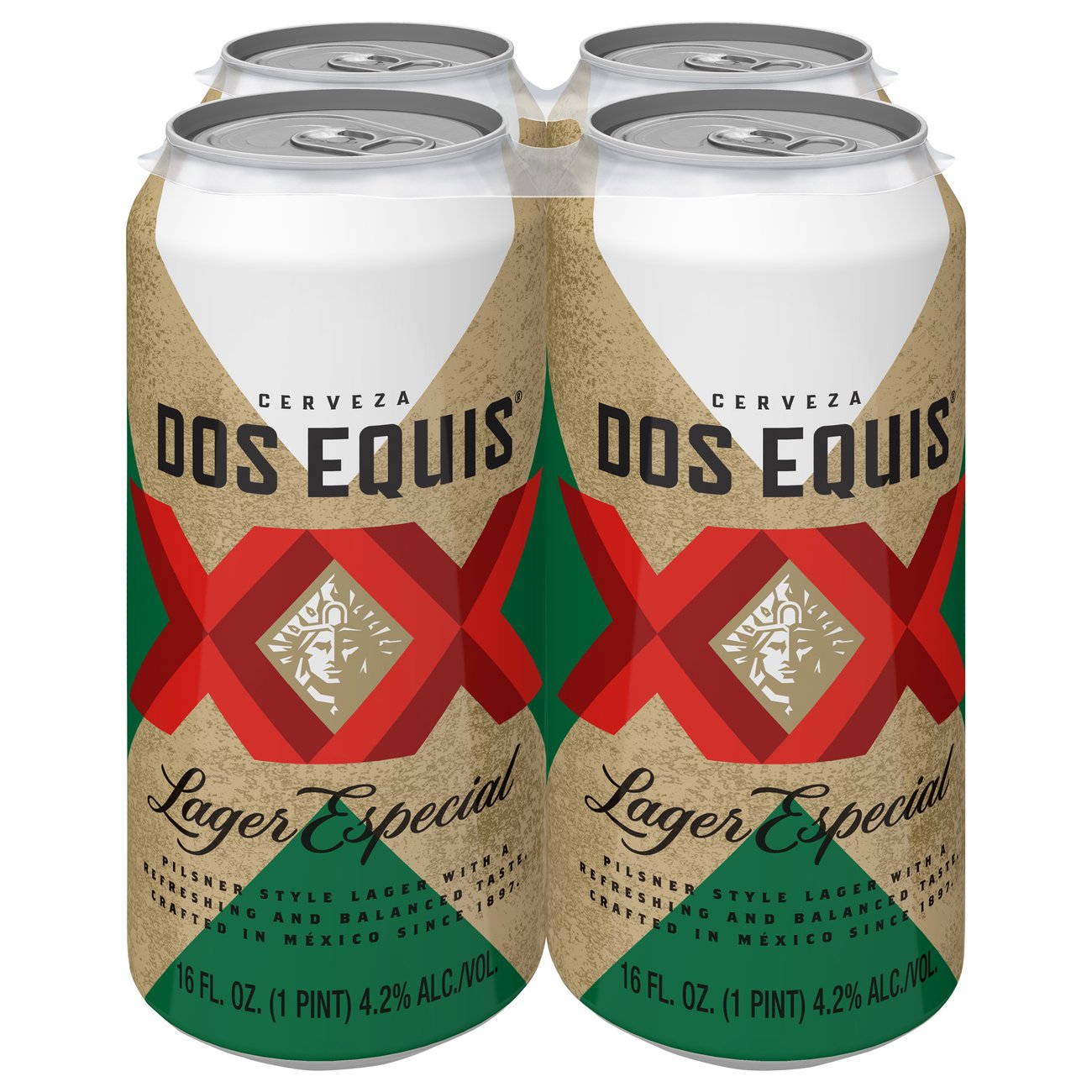 Dos Equis Lager Especial Beer 16 oz Cans Shop Beer at HEB