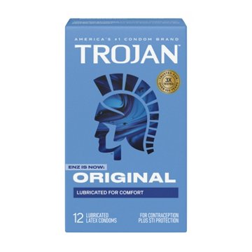 Trojan ENZ Lubricated Condoms, 12 ct