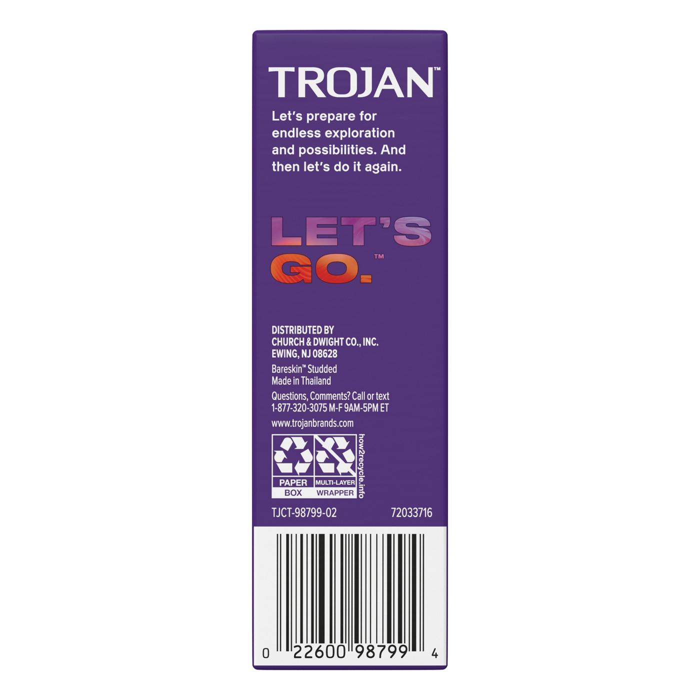 Trojan Pleasure Pack Lubricated Condoms; image 3 of 5