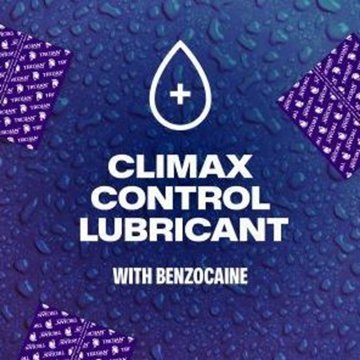 Trojan Extended Pleasure Climax Control Lubricated Condoms, 12 ct