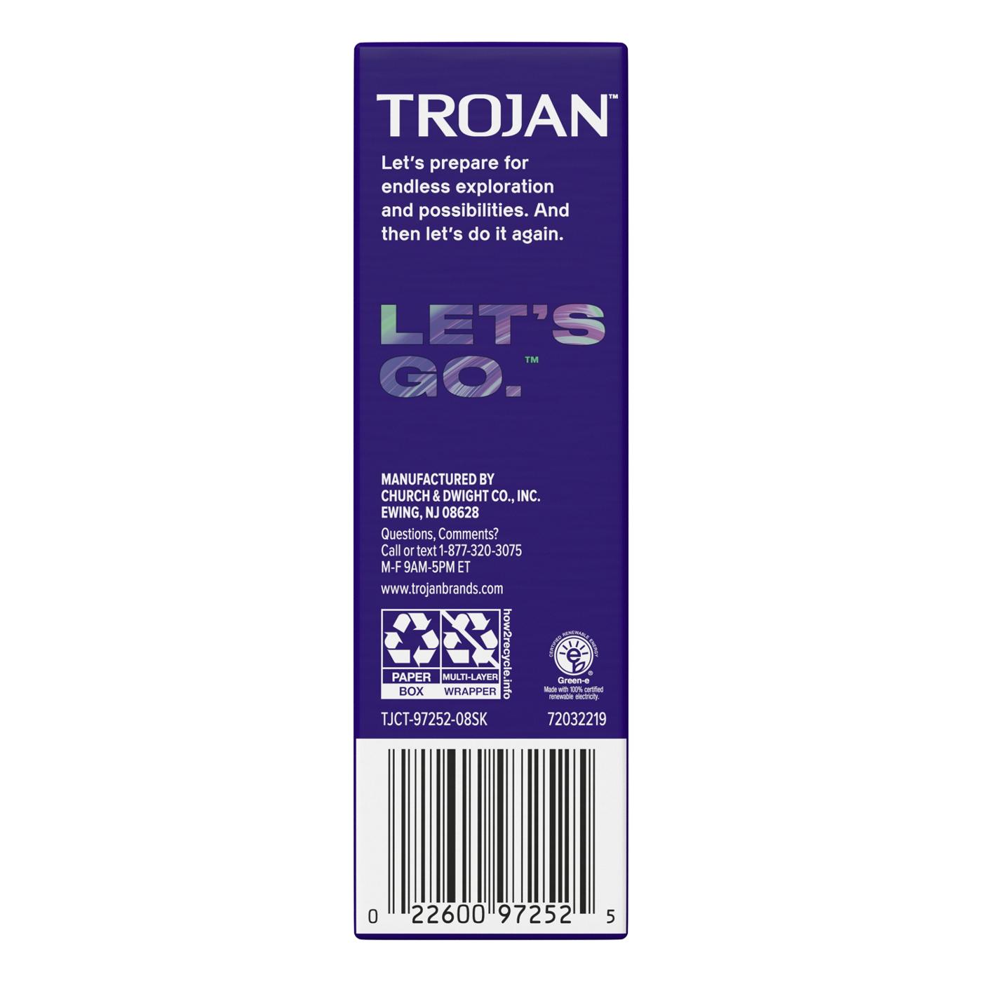 Trojan Extended Pleasure Climax Control Lubricated Condoms; image 9 of 9