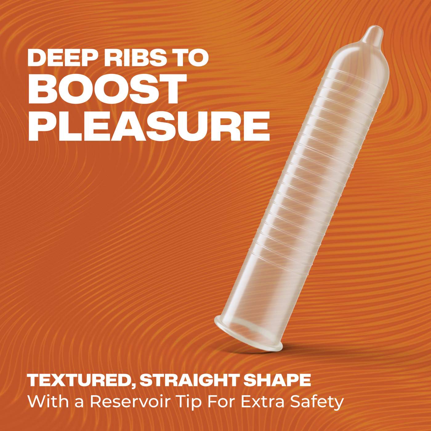 Trojan Ultra Ribbed Lubricated Condoms; image 6 of 8