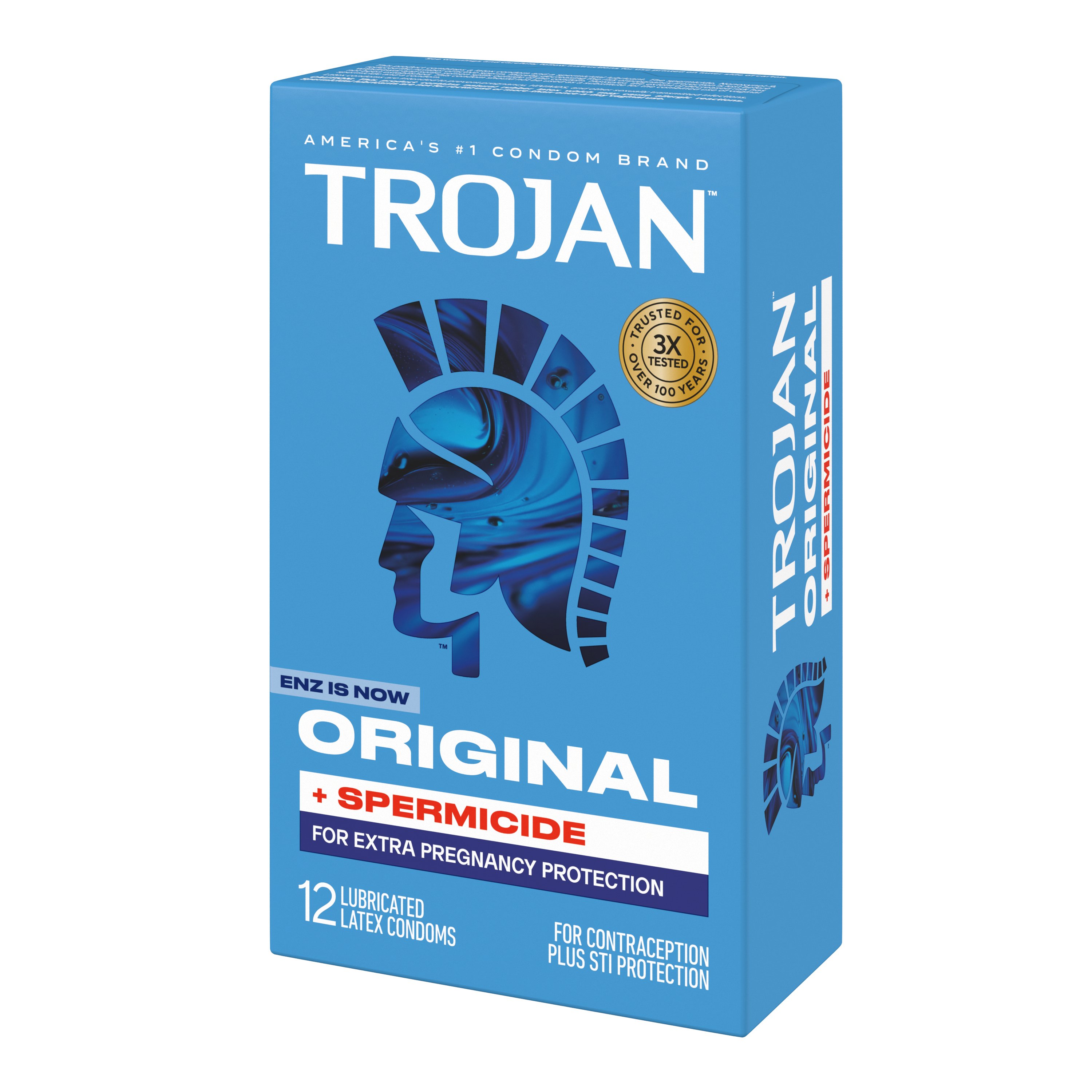 effectiveness of condoms with spermicidal lubricant Original Lubricated Condoms + Spermicide | Classic Condoms main image 0