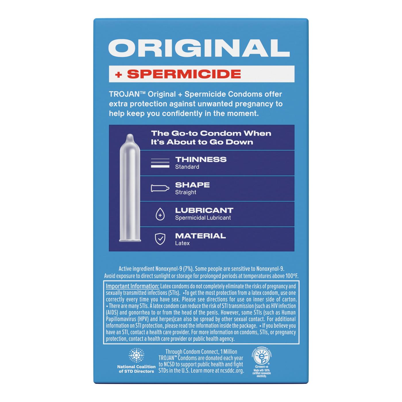 Trojan ENZ Spermicidal Lubricant Condoms; image 8 of 8