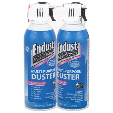 Endust For Electronics Multi-Purpose Canned Dusters, 2 pk, 10 oz