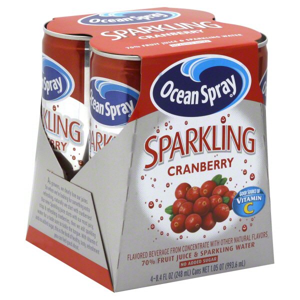 Ocean Spray Sparkling Cranberry Flavored Beverage Shop Juice at HEB