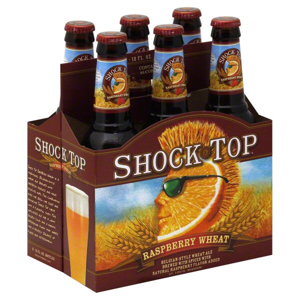 Shock Top Raspberry Wheat 6 PK Bottles Shop Beer at HEB