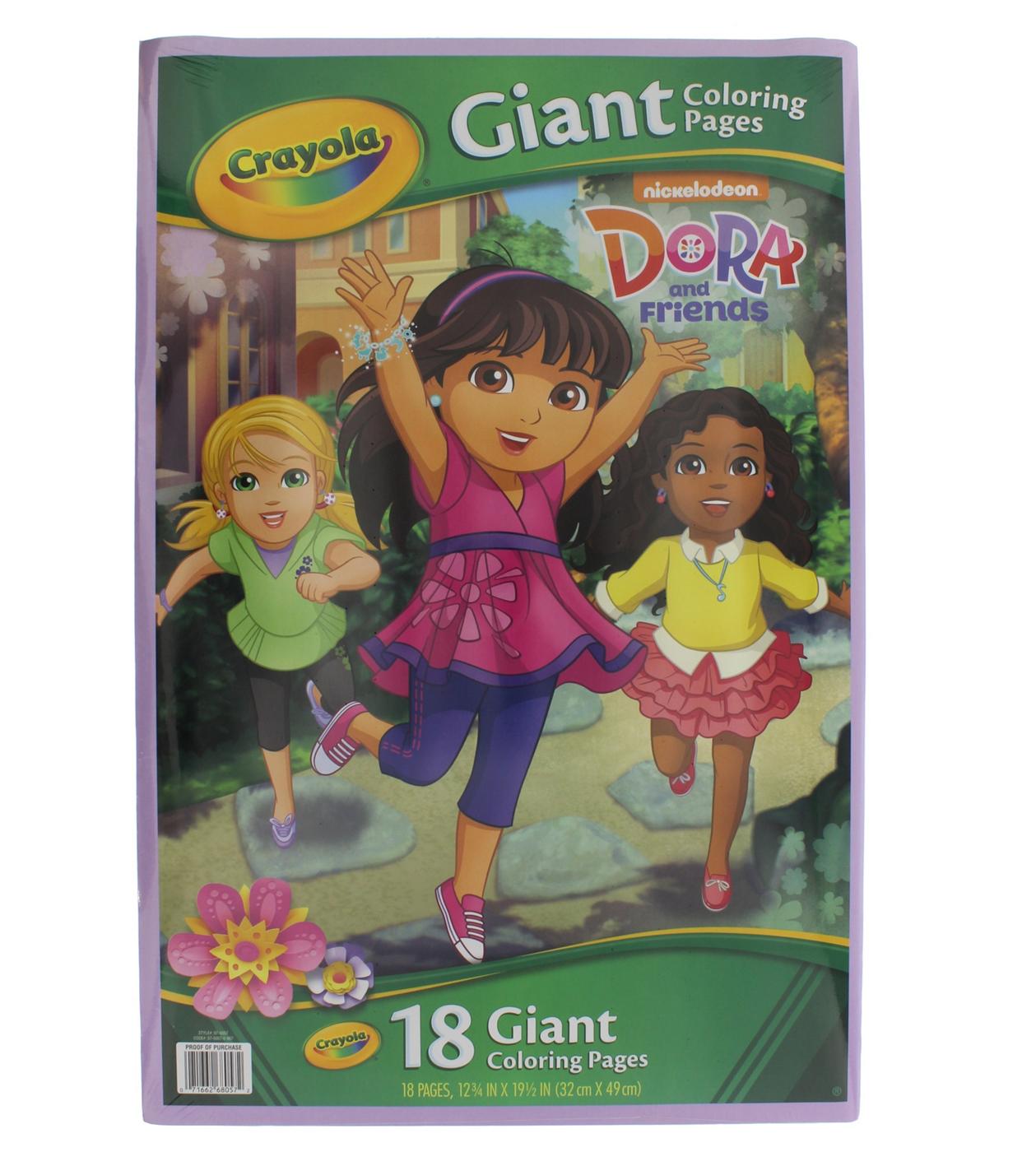 Crayola Giant Coloring Pages-Dora the Explorer