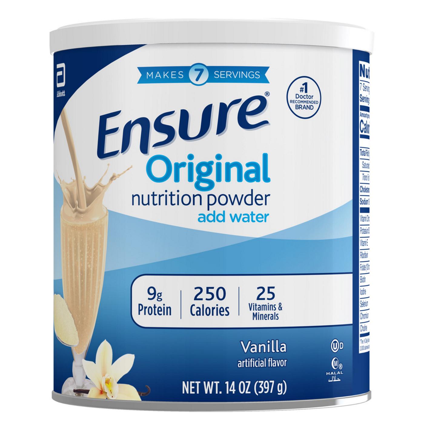 Ensure Original Nutrition Powder Vanilla Shake Mix; image 1 of 10