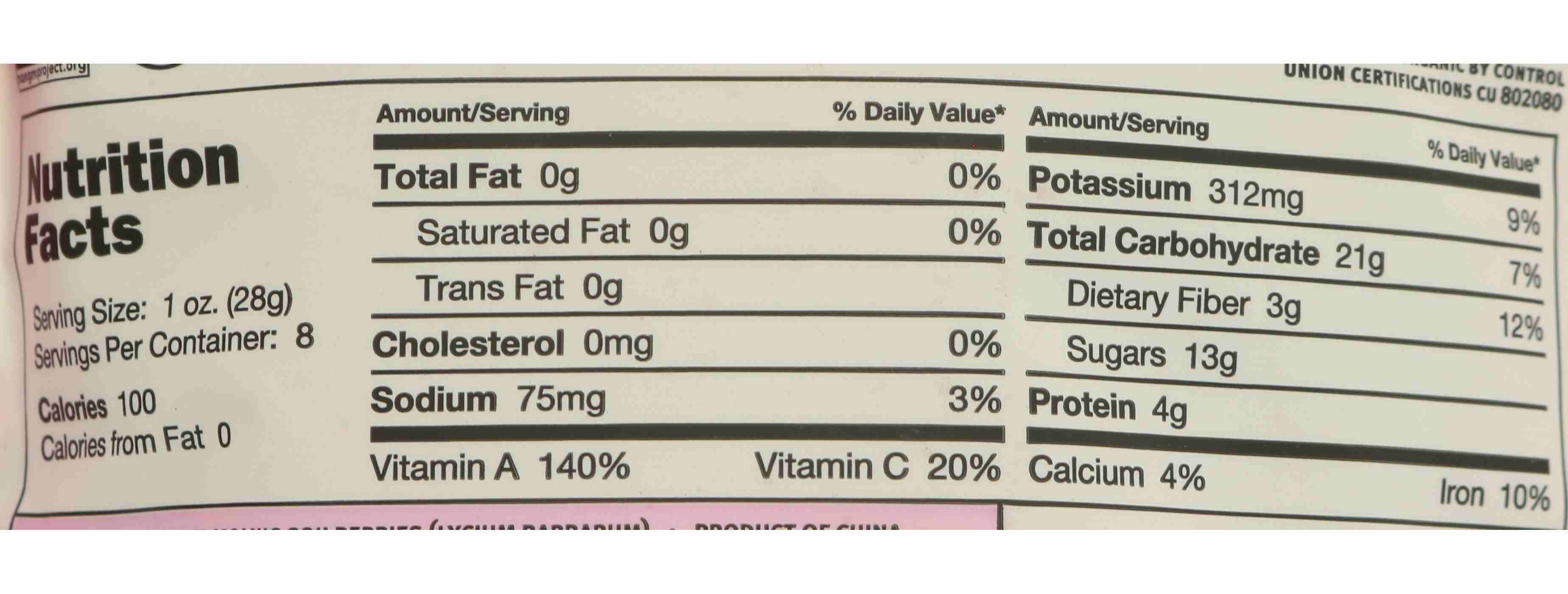 Navitas Organics Goji Berries; image 2 of 2