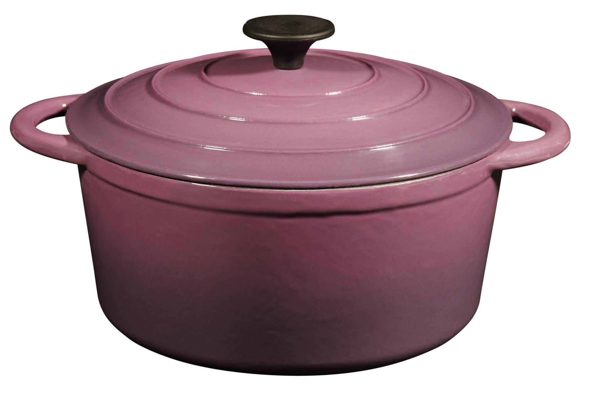 Bruntmor Purple 2-in-1 Square Enamel Cast Iron Dutch Oven Baking Pan Set,  0.87 H 4.72 L 5.31 W - Harris Teeter