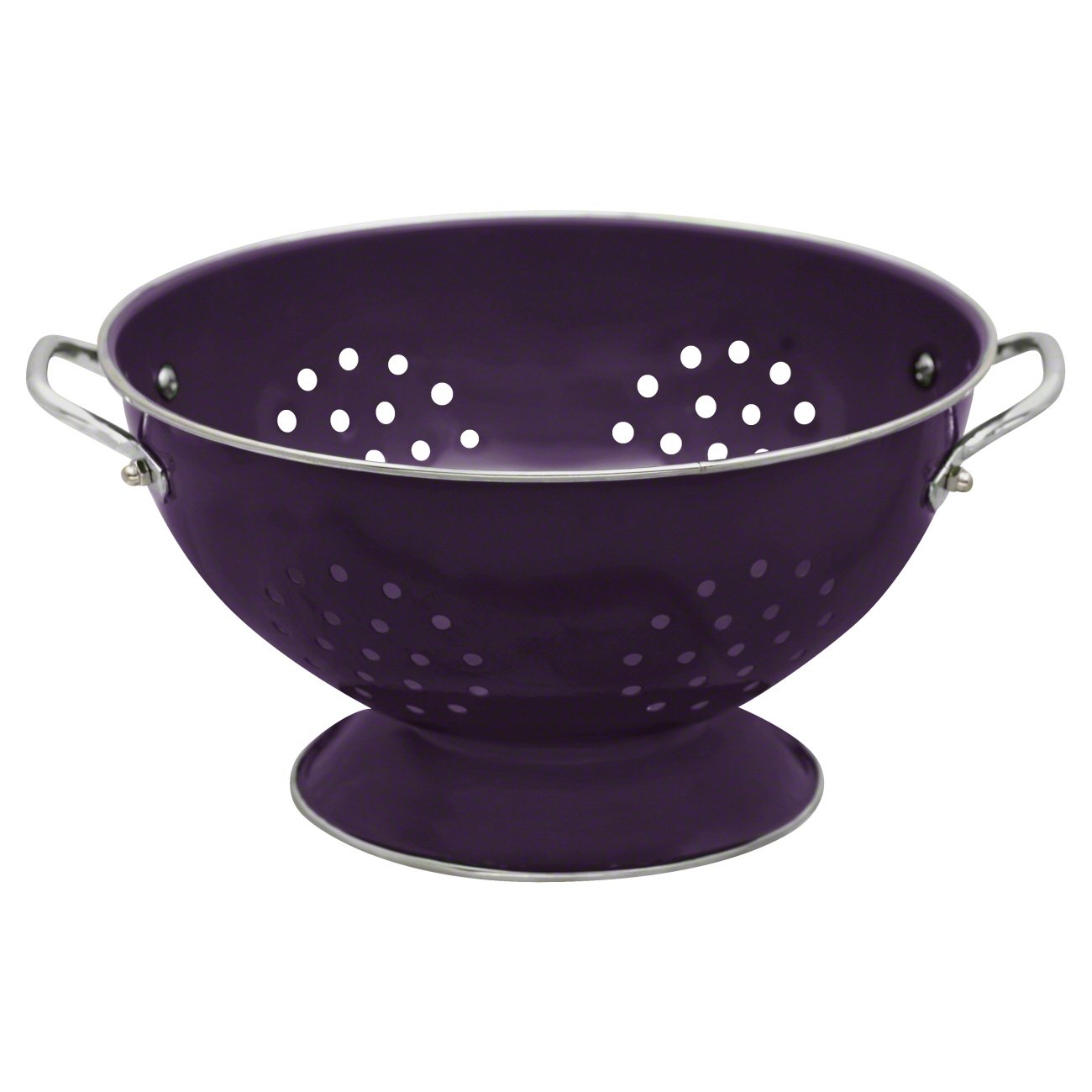 purple colander