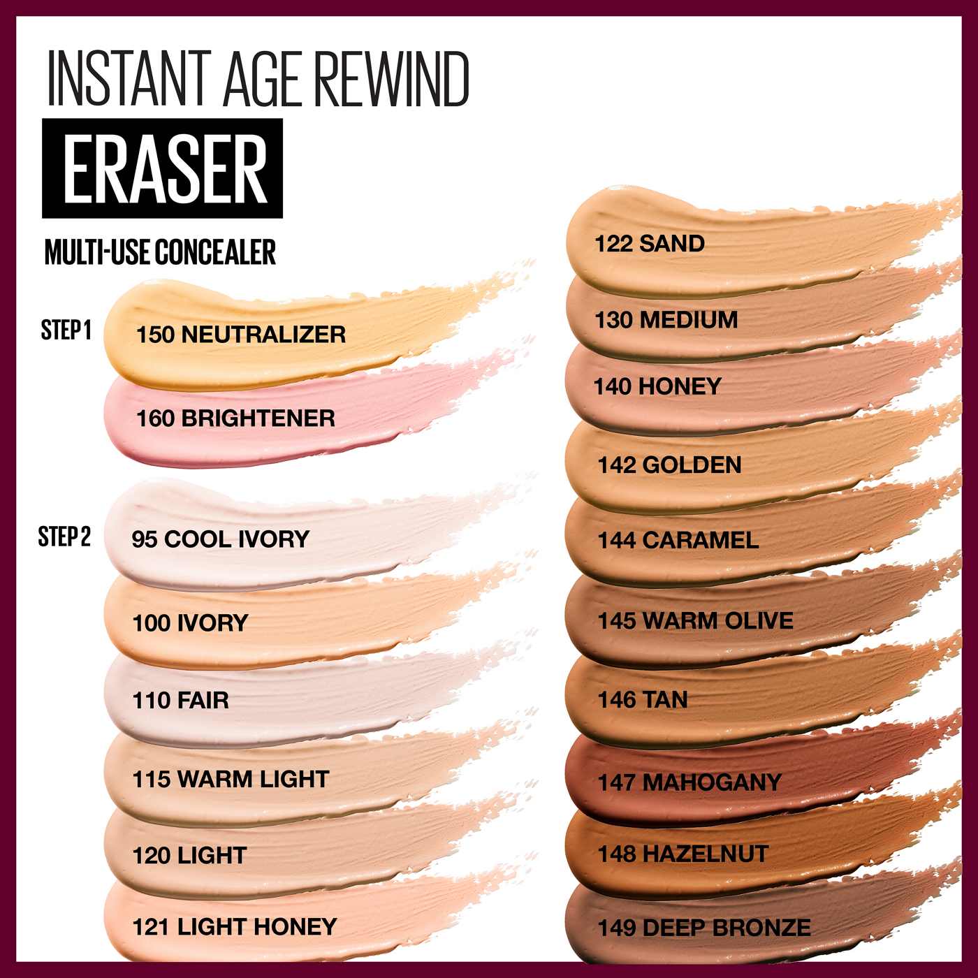 Maybelline Instant Anti-Age Rewind Eraser Concealer - Brightener; image 3 of 3