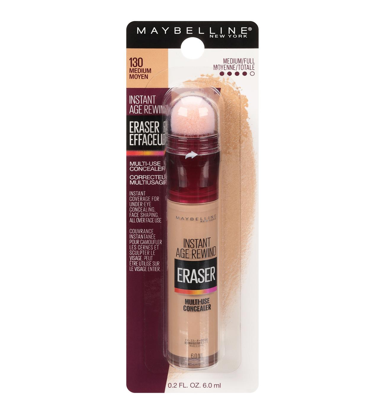 Maybelline Instant Age Rewind Multi-Use Concealer - 130 Medium; image 1 of 3
