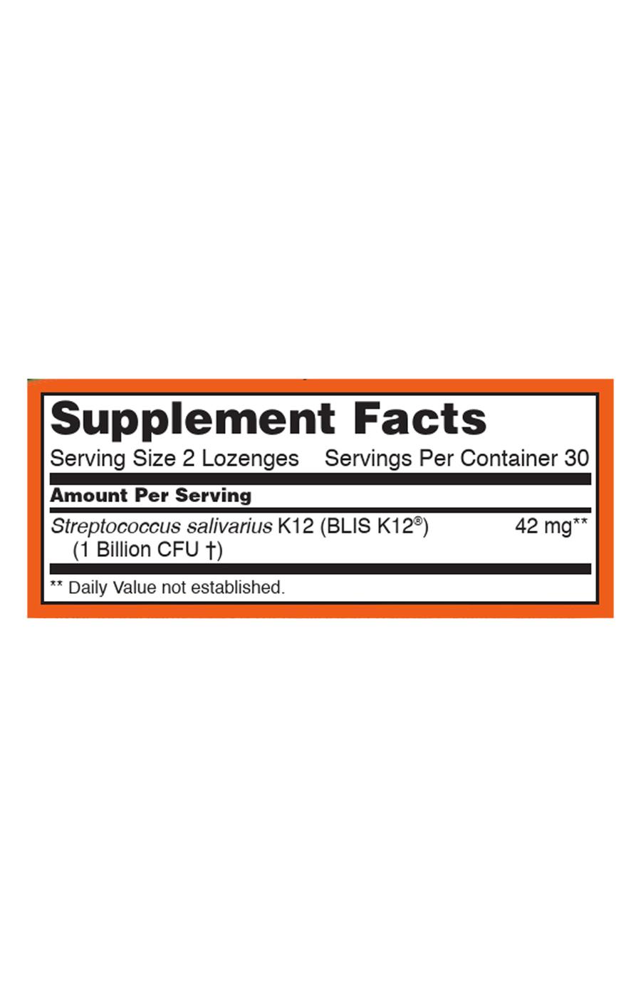 Now OralBiotic K12 Lozenges; image 3 of 4