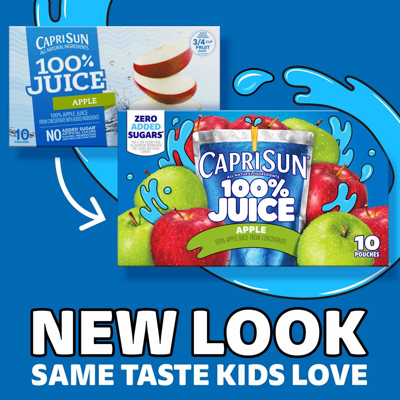 Capri Sun 100% Juice Apple Juice 10 pk Pouches; image 7 of 11