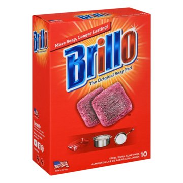Brillo Steel Wool Soap Pads, 10 CT