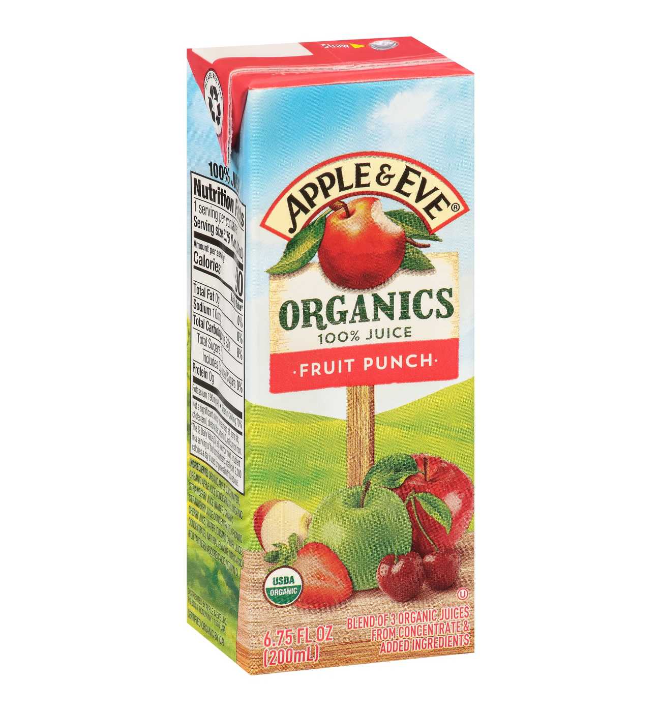 Apple & Eve Organics 100% Fruit Punch Juice 6.75 oz Boxes; image 2 of 2