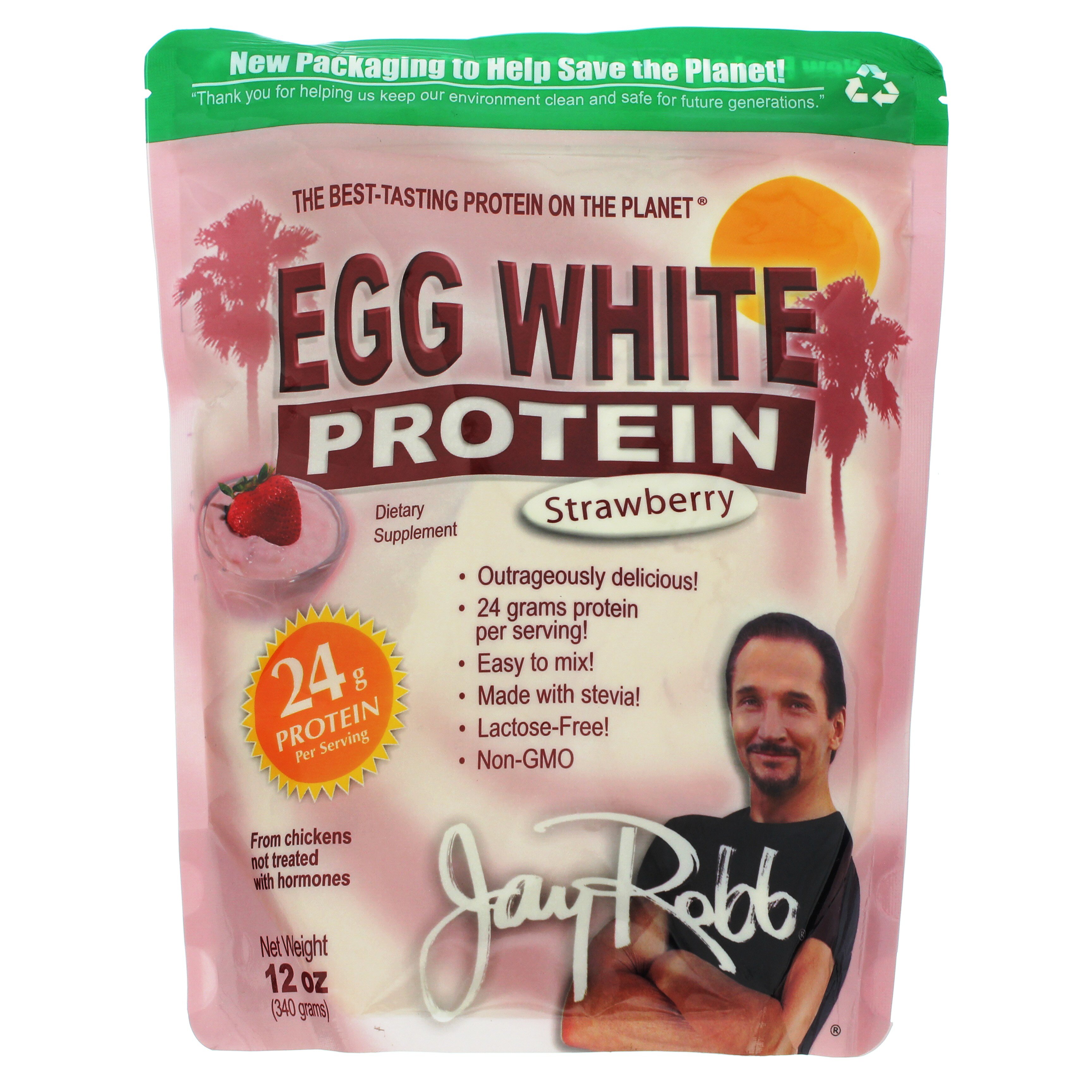 Jay Robb Strawberry Egg White Protein Powder Shop Diet & fitness at HEB