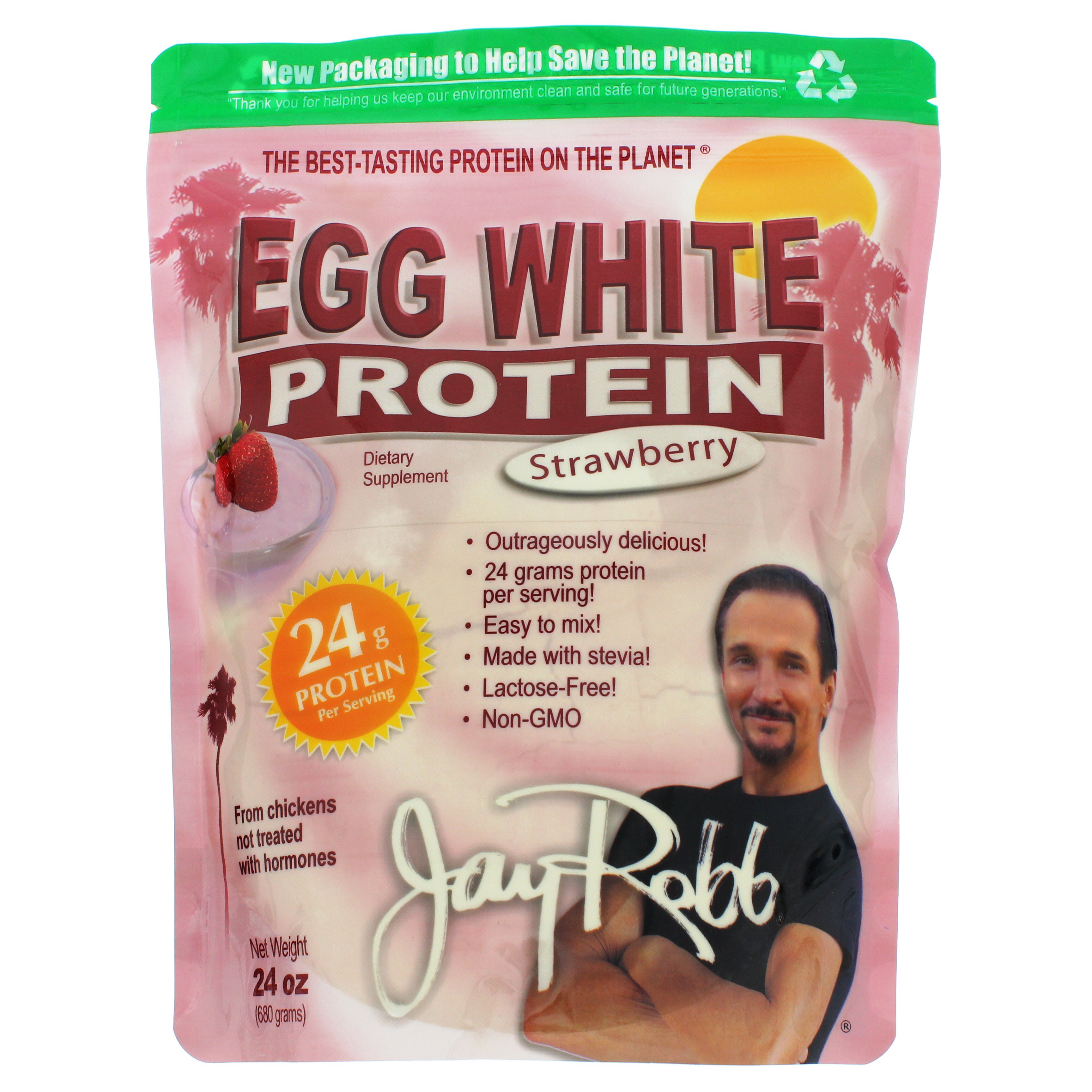 Jay Robb 25g Egg White Protein Powder Strawberry Shop Diet