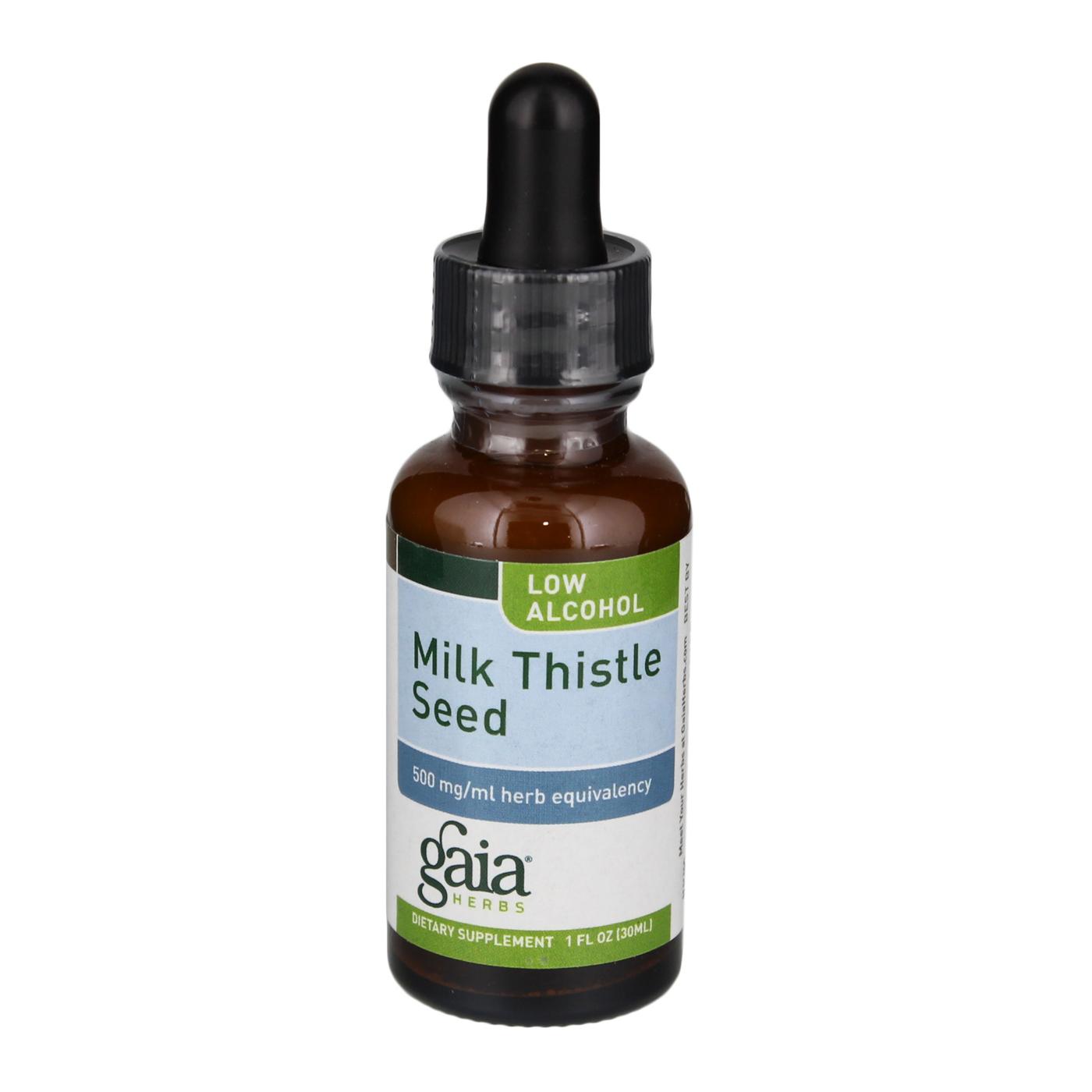 Gaia Herbs Low Alcohol Milk Thistle Seed Extract; image 1 of 2