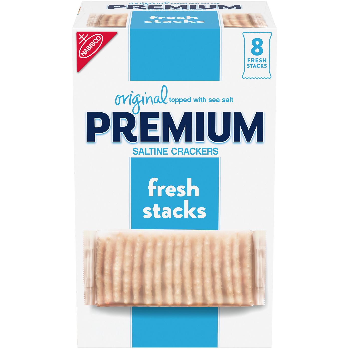 Premium Fresh Stacks Original Saltine Crackers; image 1 of 8