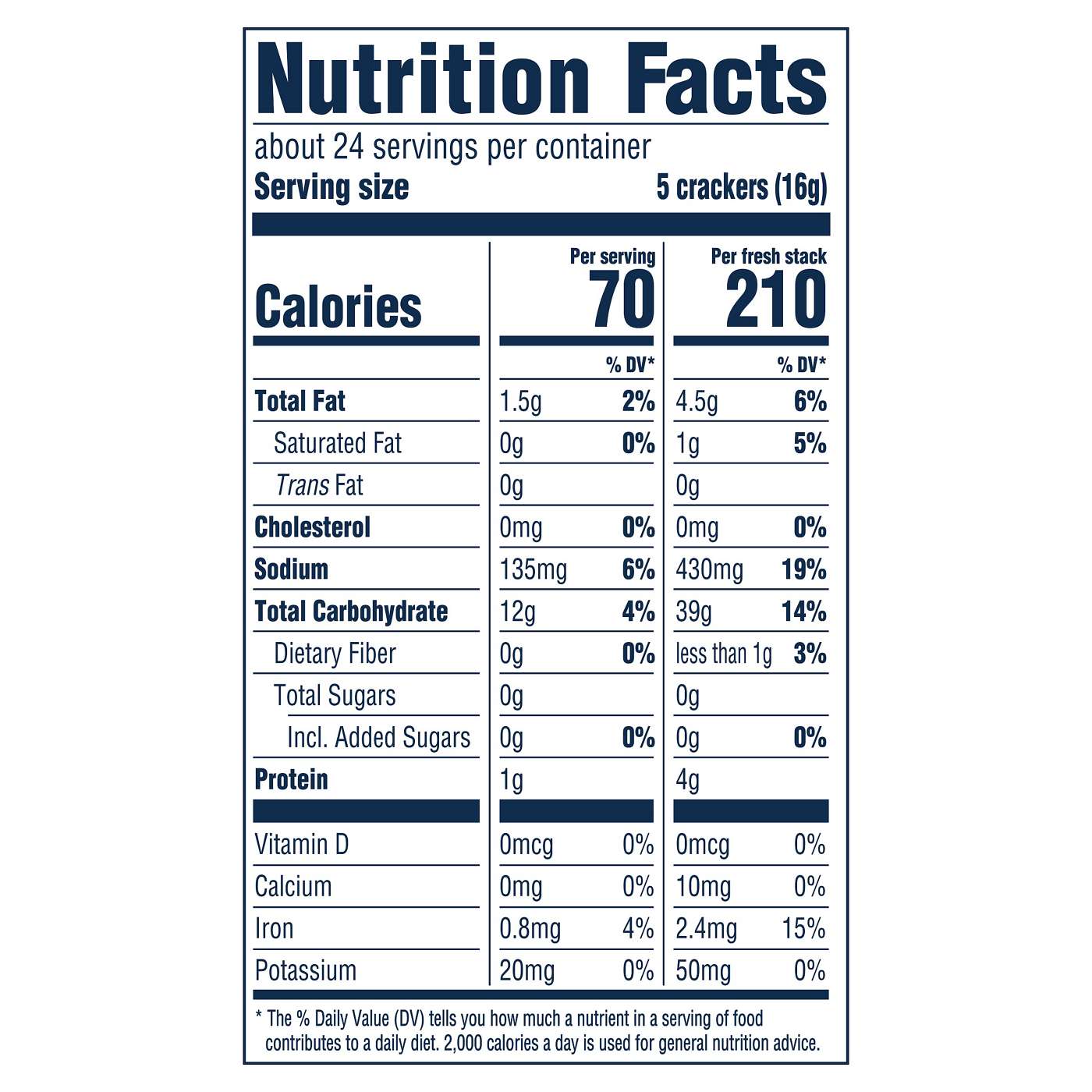 Premium Fresh Stacks Original Saltine Crackers; image 3 of 8