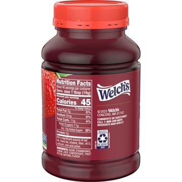 Welch's Natural Strawberry Spread, 27 oz