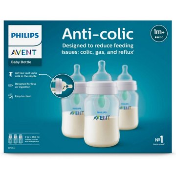 Avent Anti-Colic 9 oz Bottles, 3 ct