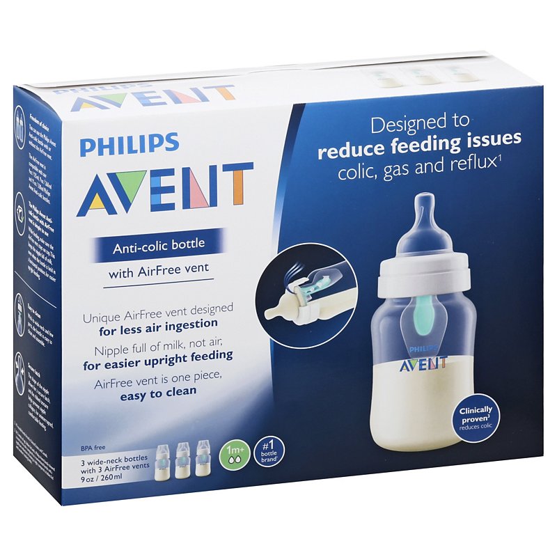 strå Næsten Metropolitan Phillips Avent Anti-Colic 9 oz Bottle - Shop Feeding at H-E-B