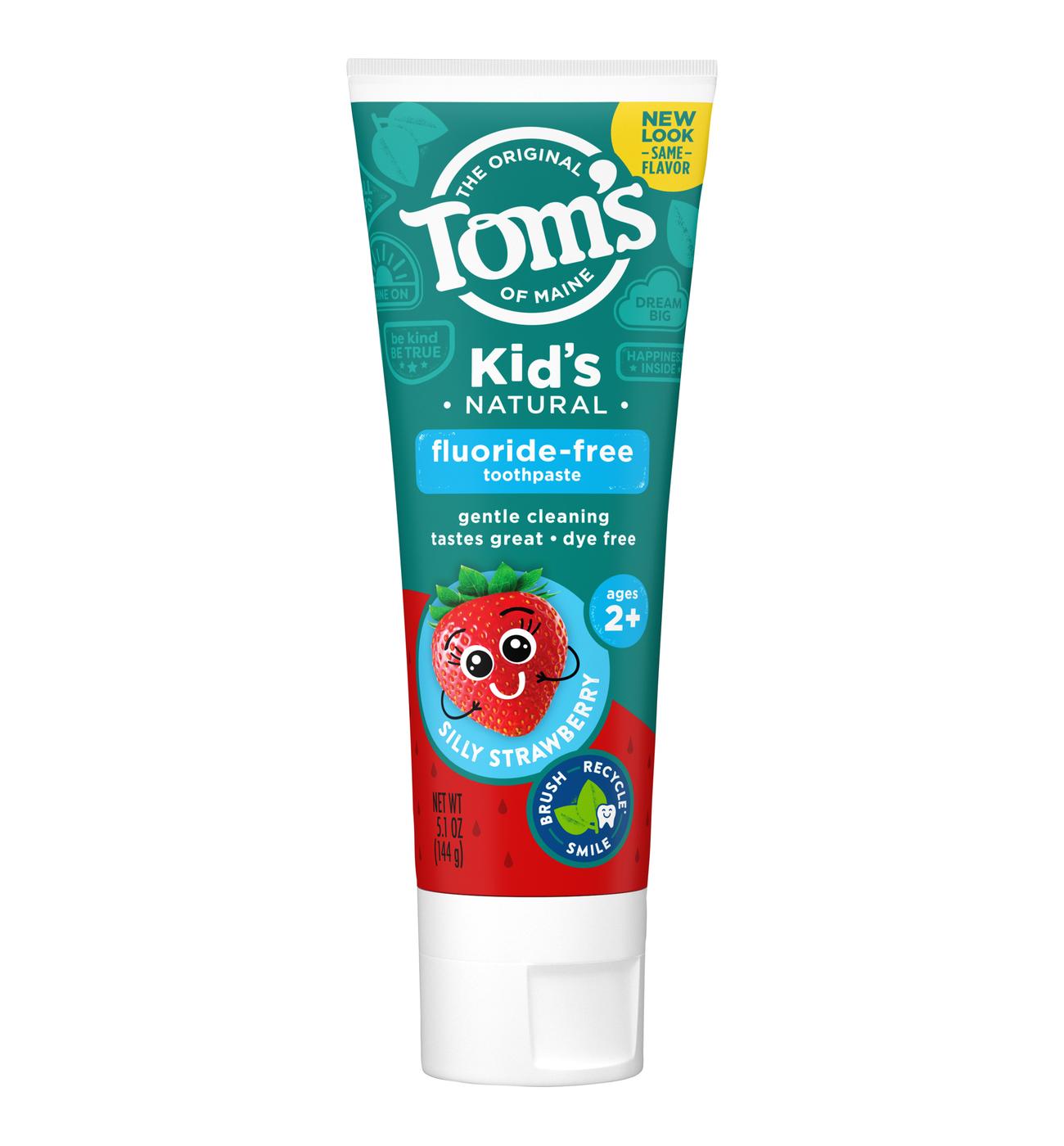 Tom's of Maine Kids Natural Toothpaste - Silly Strawberry; image 1 of 8