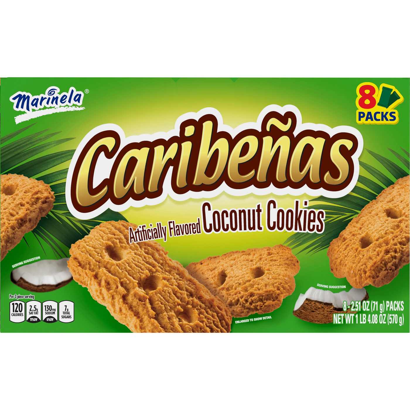 Marinela Caribeñas Coconut Cookies; image 1 of 3