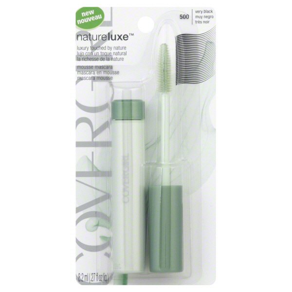 CoverGirl NatureLuxe Very Black 500 Mousse Mascara Shop Makeup at HEB