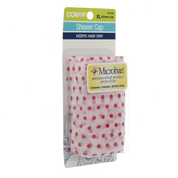 Conair Extra-Large Shower Cap, Assorted Colors, EACH