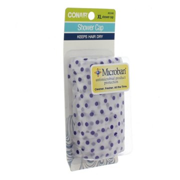 Conair Extra-Large Shower Cap, Assorted Colors, EACH