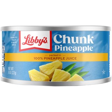Libby's Chunk Pineapple in Juice, 8 oz