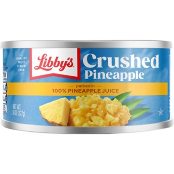 Libby's Crushed Pineapple in Juice, 8 oz