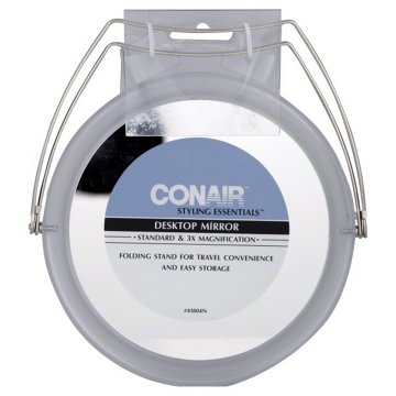 Conair Styling Essentials Desktop Mirror Standard 3X Magnification, EACH