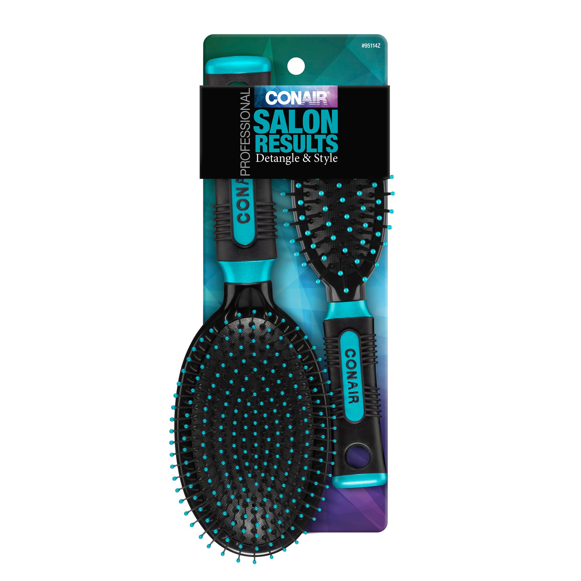 Conair Styling Essentials Detangle and Style Value Pack Brushes