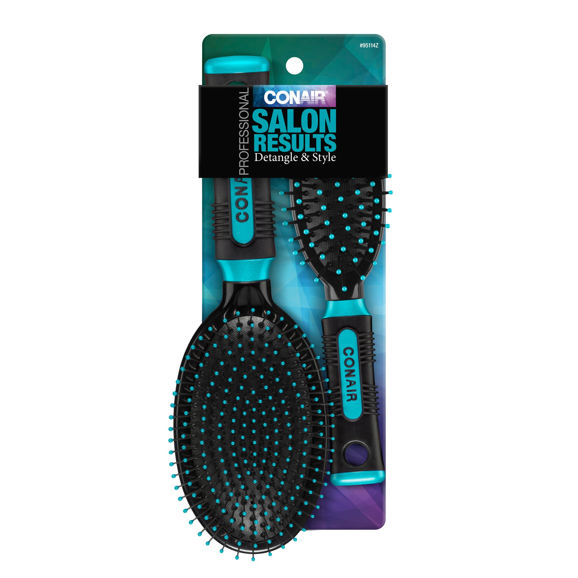 Conair Styling Essentials Detangle and Style Value Pack Brushes ...