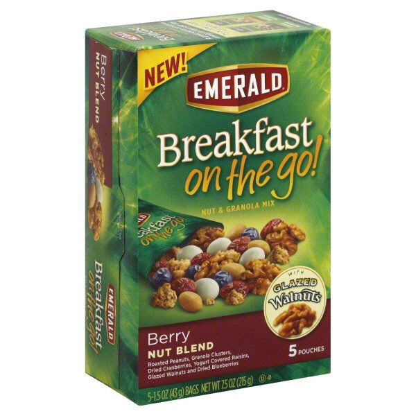 Emerald Breakfast On the Go! Berry Nut Blend Nut And Granola Mix Shop