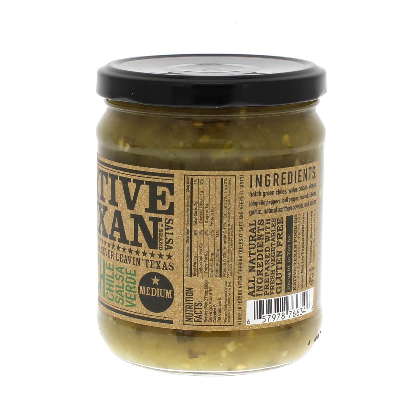Native Texan Hatch Chile Salsa Verde Shop Salsa & dip at HEB
