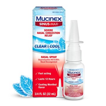 Mucinex SINUS-MAX Nasal Spray Clear & Cool
