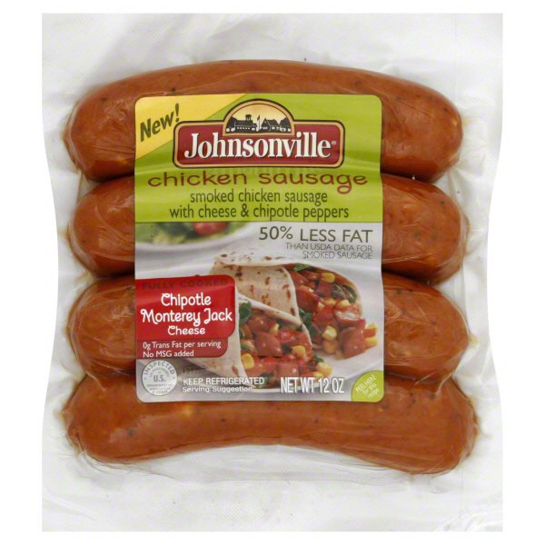 Johnsonville Chipotle Monterey Jack Cheese Chicken Sausage Shop