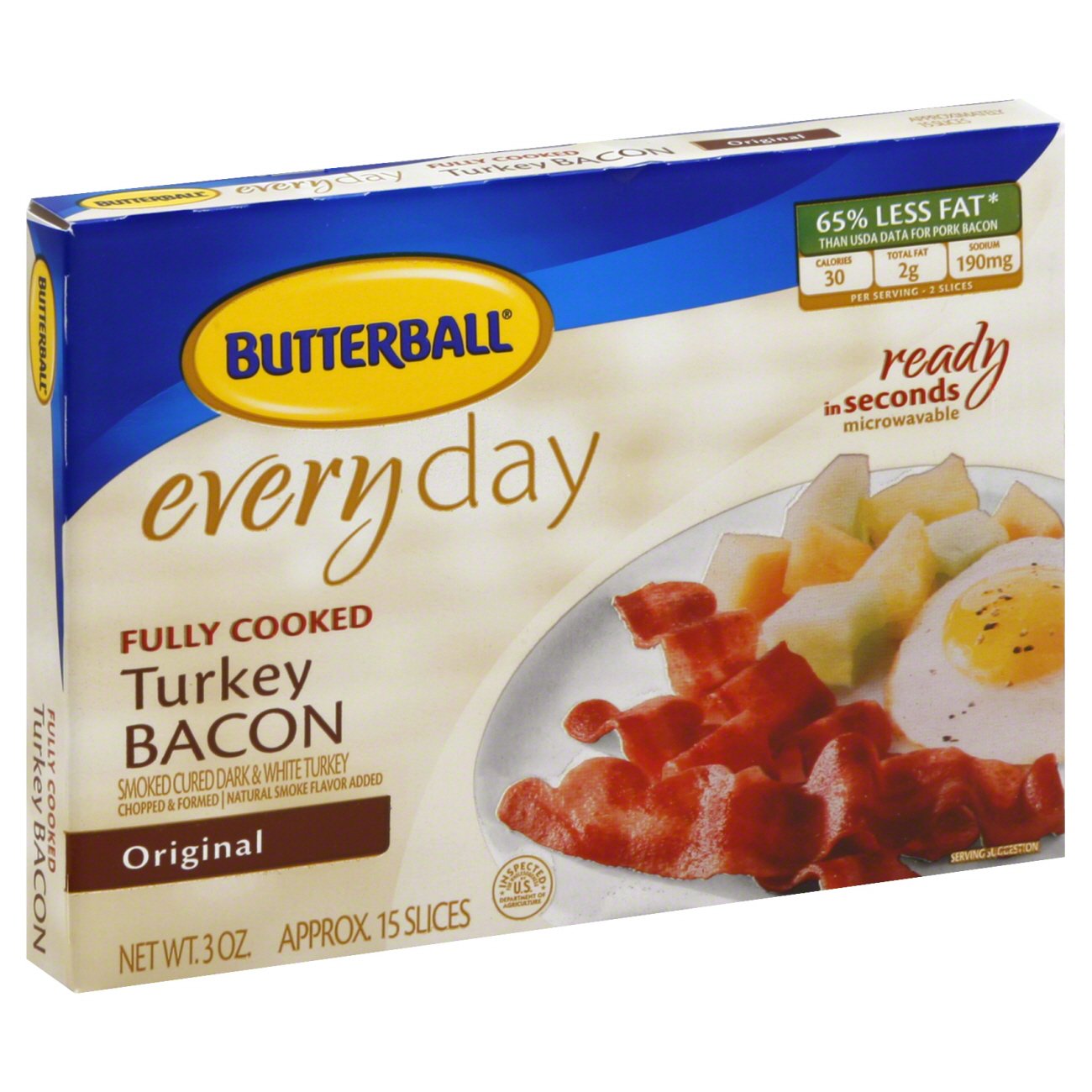 Butterball Everyday Original Turkey Bacon Shop Meat at HEB