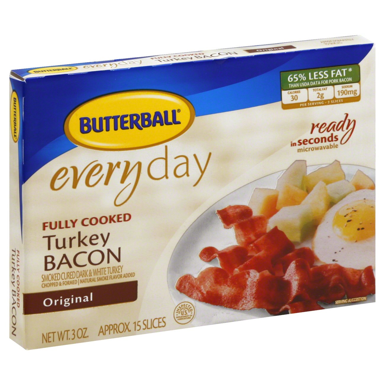 Butterball Everyday Original Turkey Bacon - Shop Bacon At H-E-B